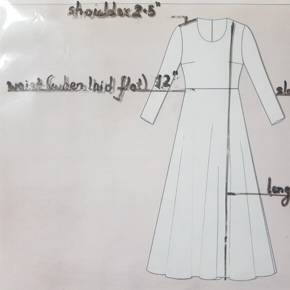 Faded Glory new Red dress with gold polka dots (Medium 7-8) - Picture 7 of 8